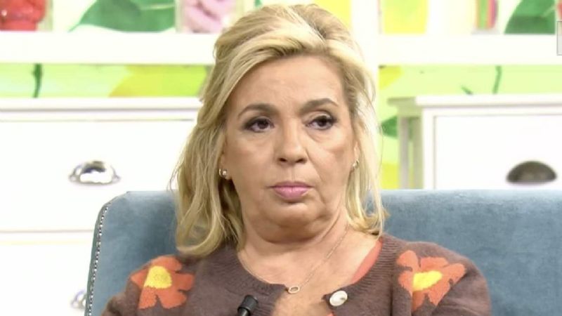 Carmen Borrego destapa la cruel condición que le puso su hijo