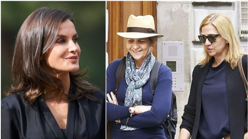 La Reina Letizia, la verdad sobre su encuentro con la Infanta Elena y Cristina sale a la luz